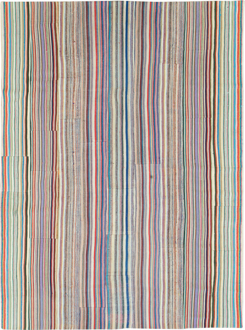 Vintage Turkish Flatweave Kilim , No.27158 - Gsblank