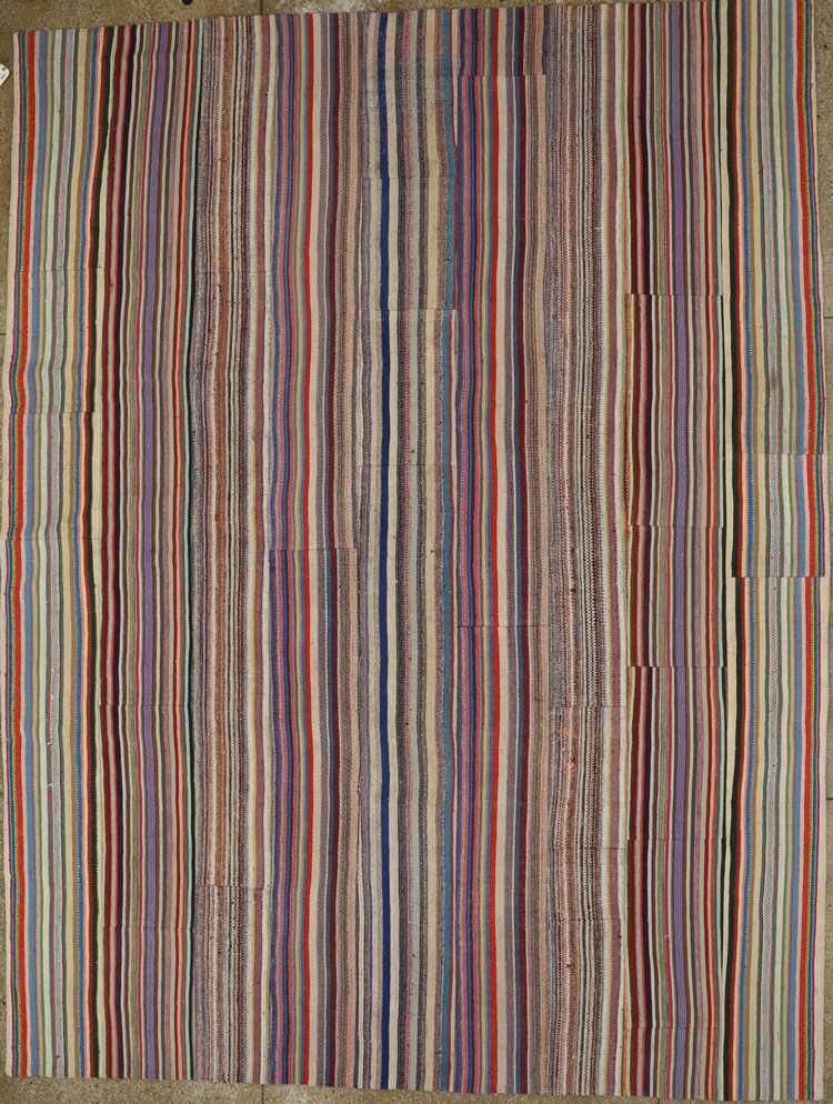Vintage Turkish Flatweave Kilim , No.27158 - Gsblank