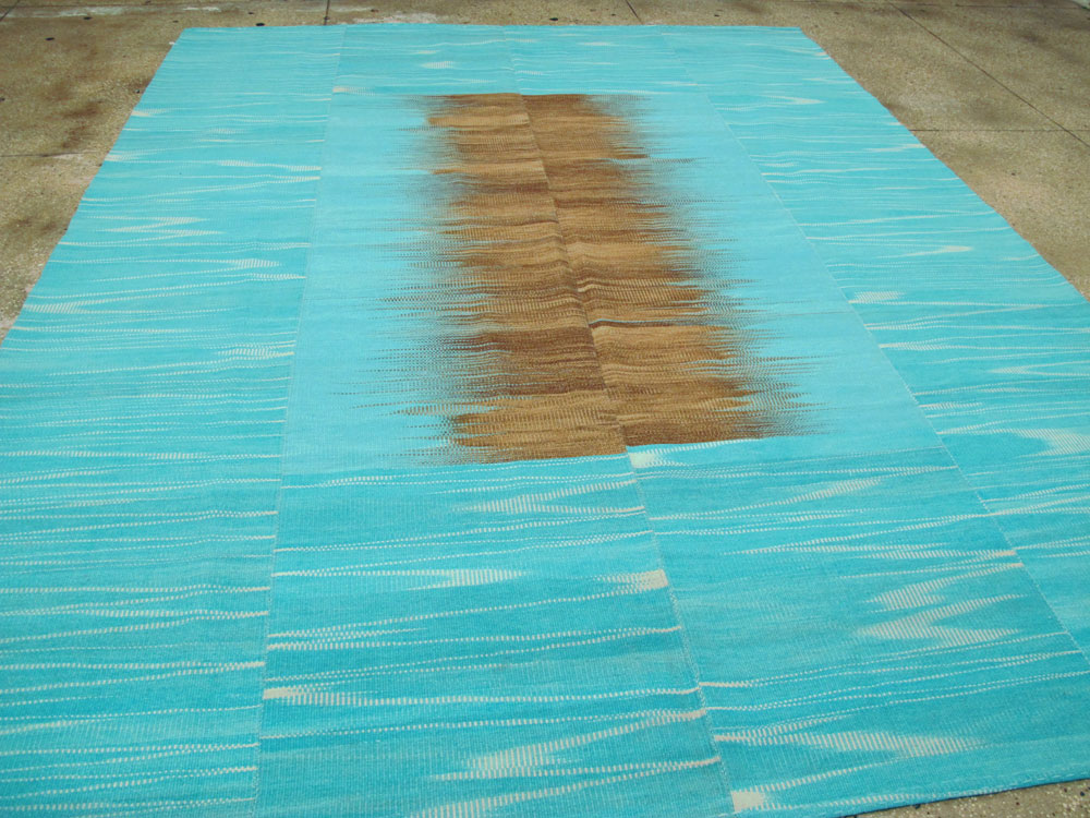 Modern Turkish Flatweave Kilim, No.27161 - Gsblank