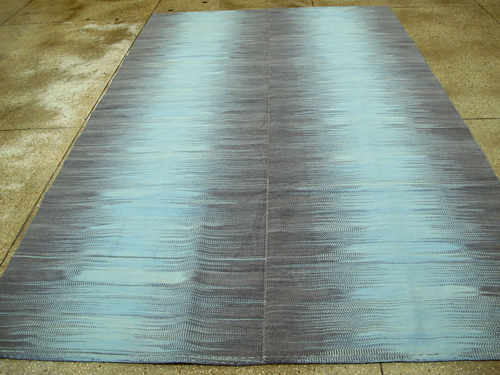 Modern Turkish Flatweave, No.27162 - Gsblank
