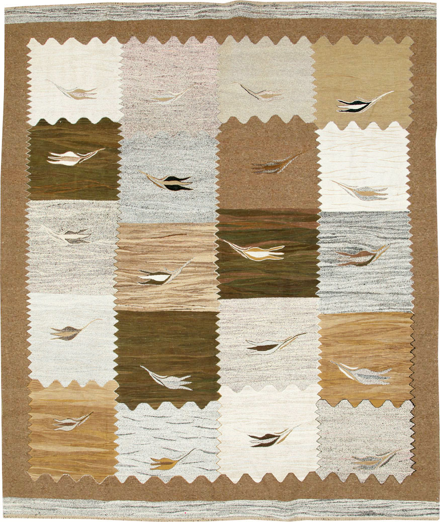 Modern Turkish Flatweave Kilim, No.27165 - Gsblank