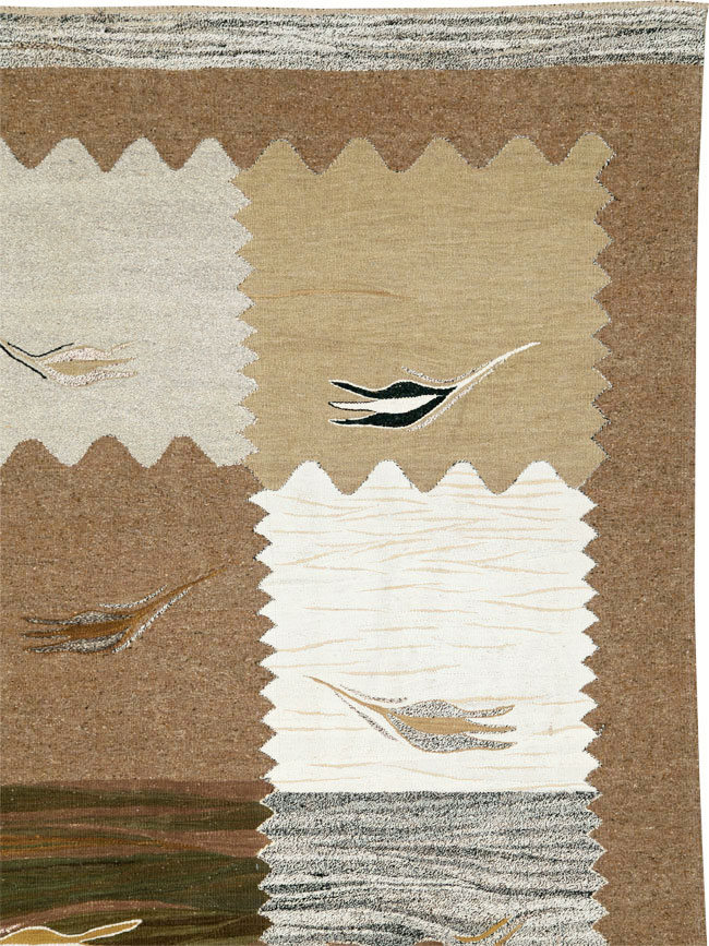 Modern Turkish Flatweave Kilim, No.27165 - Gsblank