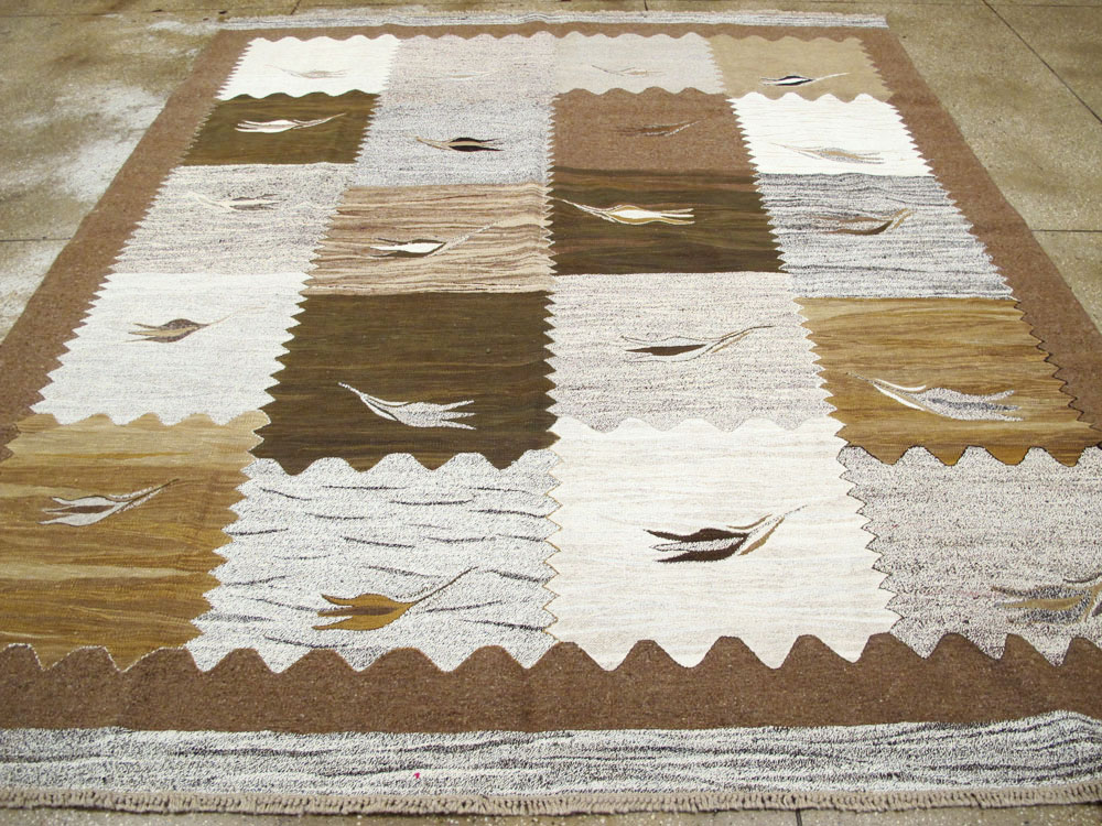 Modern Turkish Flatweave Kilim, No.27165 - Gsblank