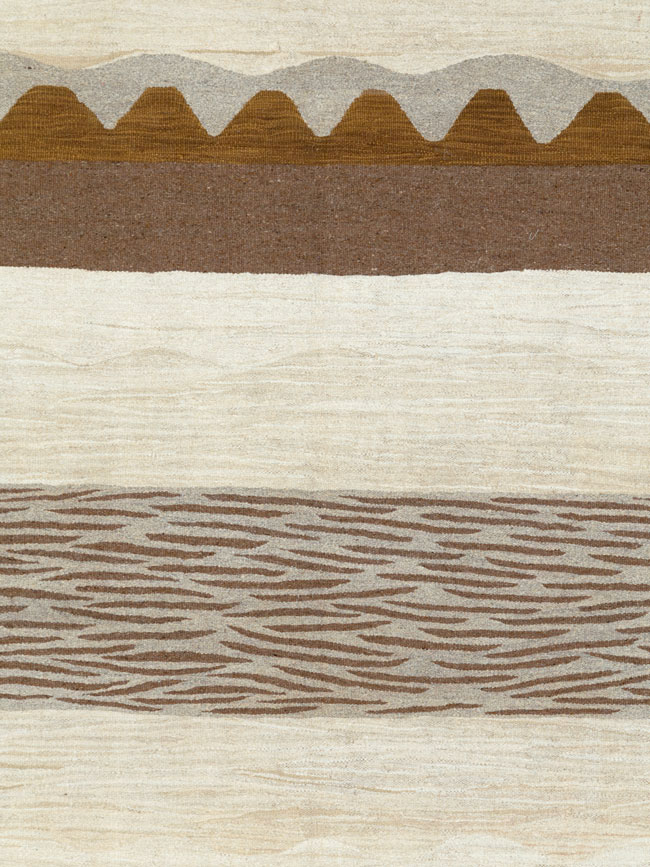 Modern Turkish Flatweave, No.27166 - Gsblank