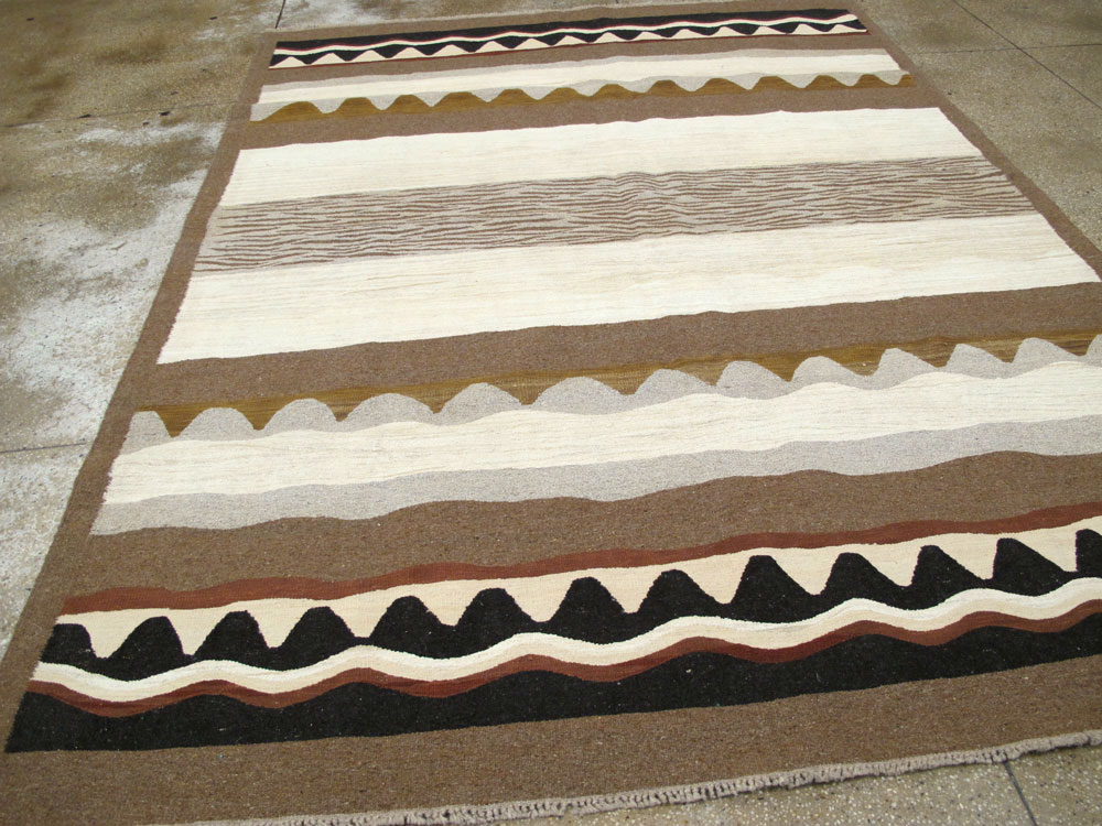 Modern Turkish Flatweave, No.27166 - Gsblank