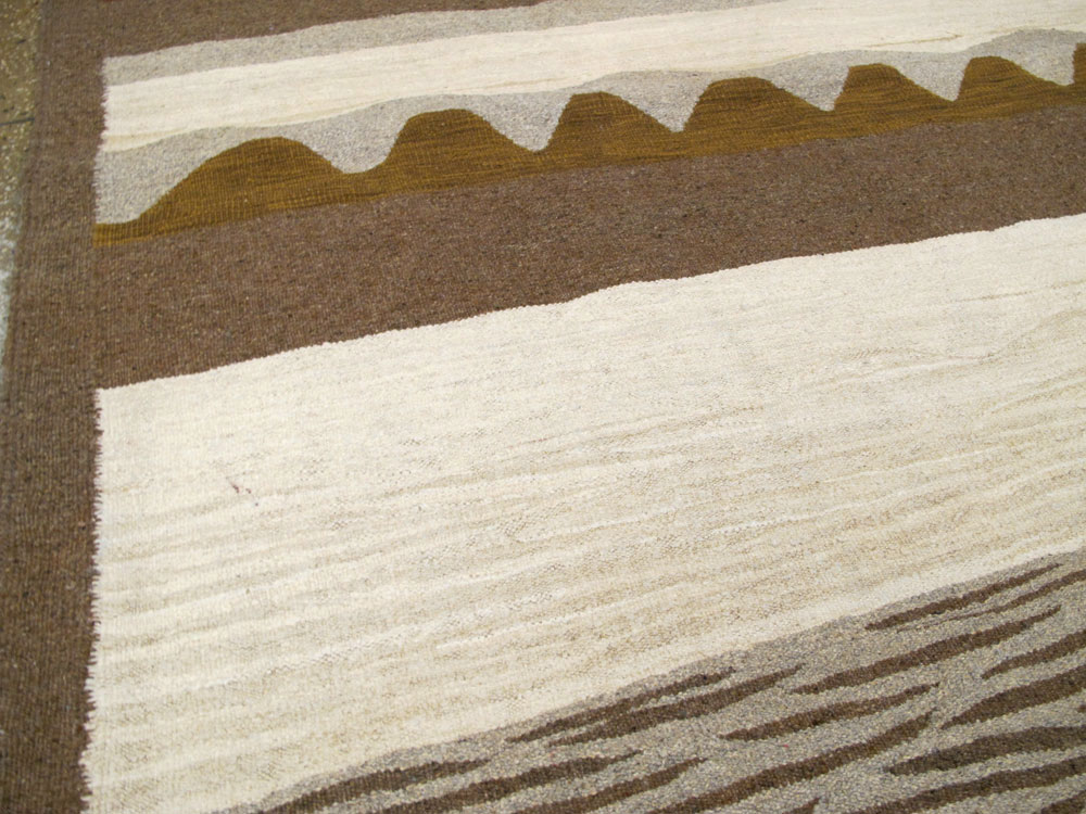 Modern Turkish Flatweave, No.27166 - Gsblank