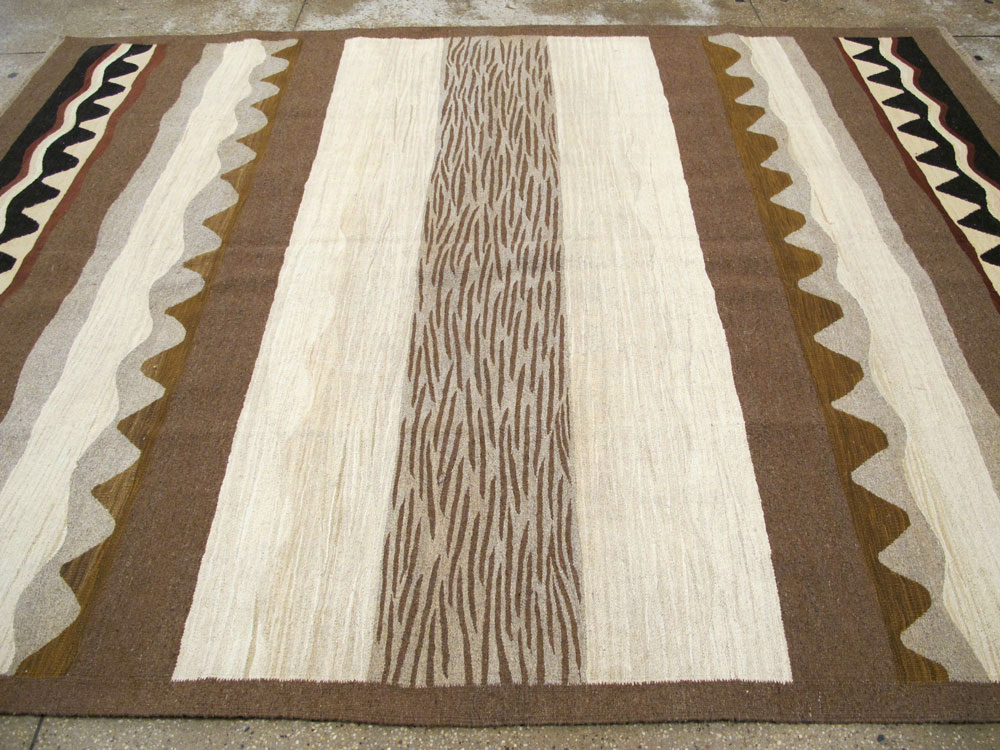 Modern Turkish Flatweave, No.27166 - Gsblank