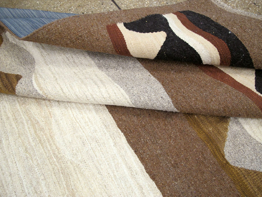 Modern Turkish Flatweave, No.27166 - Gsblank