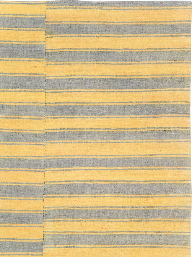 Vintage Turkish Flatweave Kilim Accent Rug, No.27173 - Gsblank