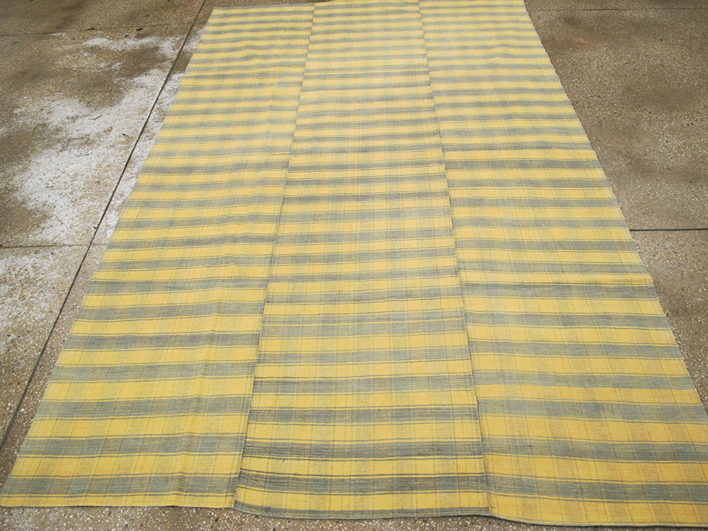 Vintage Turkish Flatweave Kilim Accent Rug, No.27174 - Gsblank