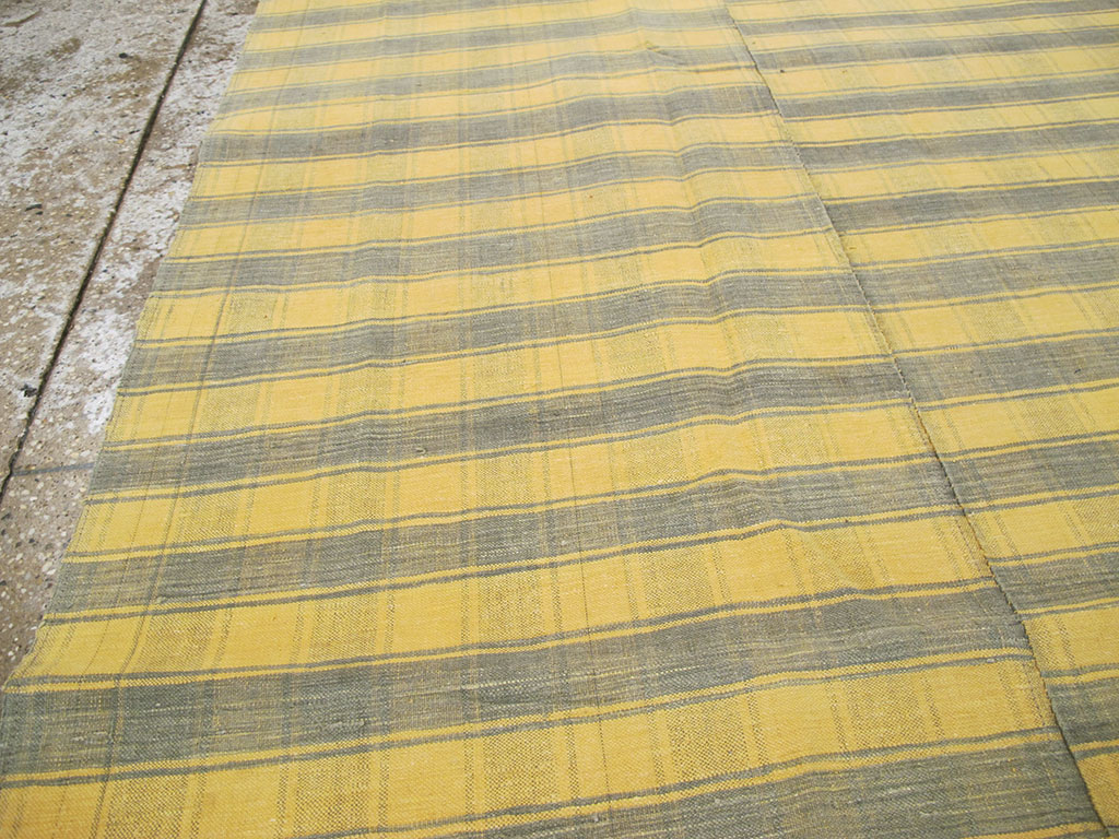 Vintage Turkish Flatweave Kilim Accent Rug, No.27174 - Gsblank
