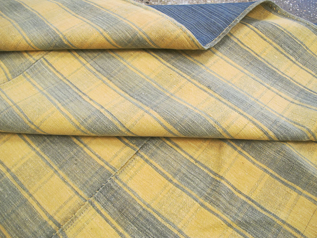 Vintage Turkish Flatweave Kilim Accent Rug, No.27174 - Gsblank