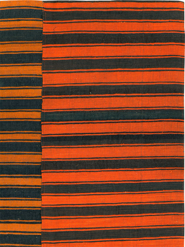 Vintage Turkish Flatweave Kilim Accent Rug, No.27175 - Gsblank