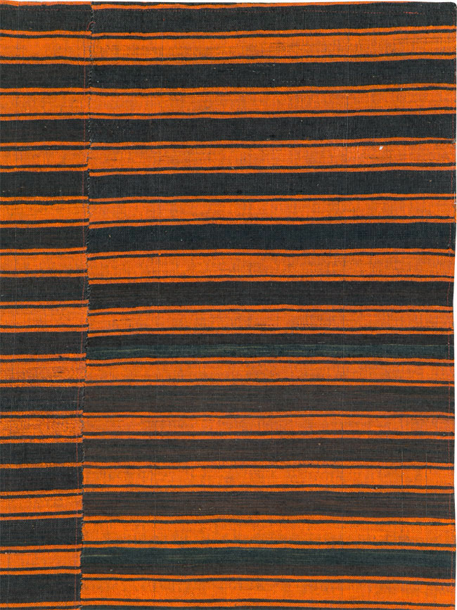 Vintage Turkish Flatweave Kilim Accent Rug, No.27175 - Gsblank