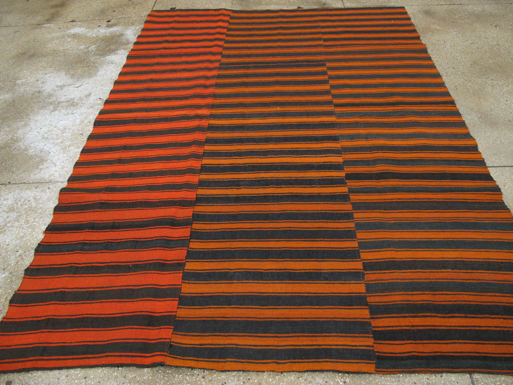Vintage Turkish Flatweave Kilim Accent Rug, No.27175 - Gsblank