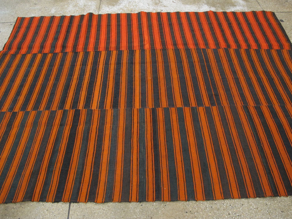Vintage Turkish Flatweave Kilim Accent Rug, No.27175 - Gsblank