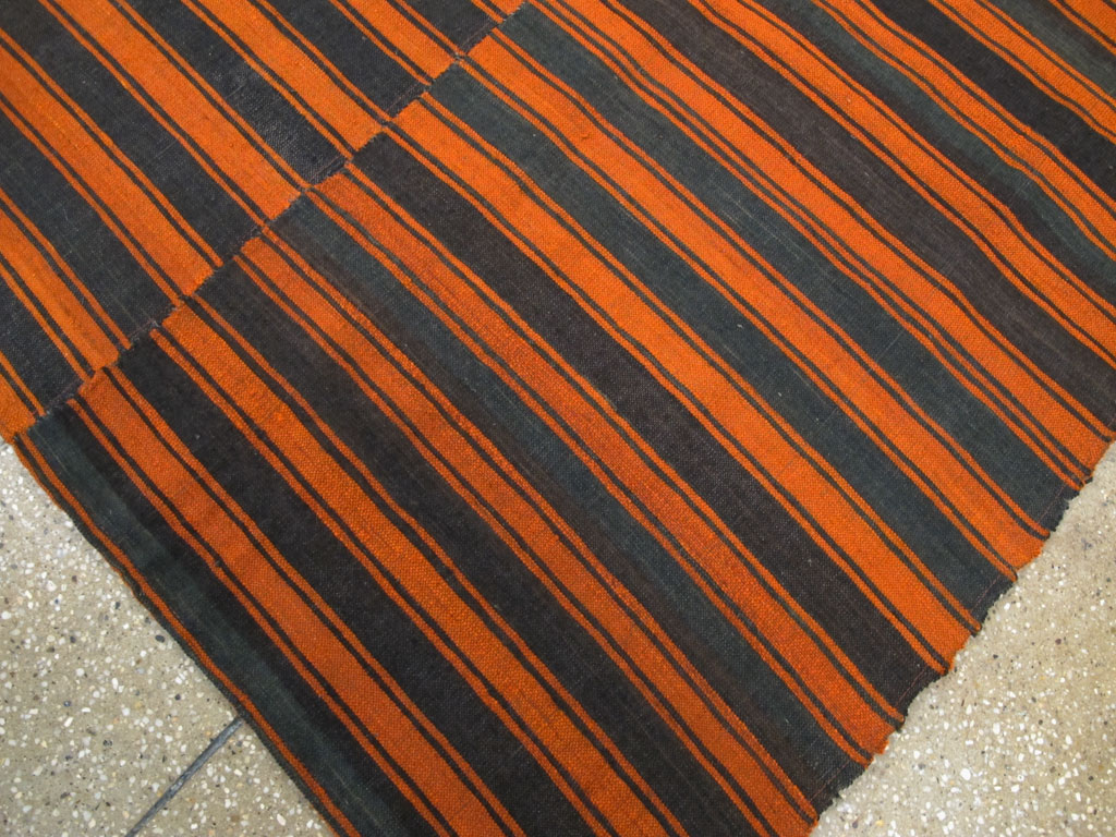 Vintage Turkish Flatweave Kilim Accent Rug, No.27175 - Gsblank