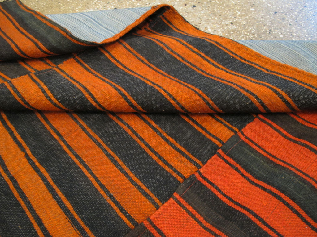 Vintage Turkish Flatweave Kilim Accent Rug, No.27175 - Gsblank