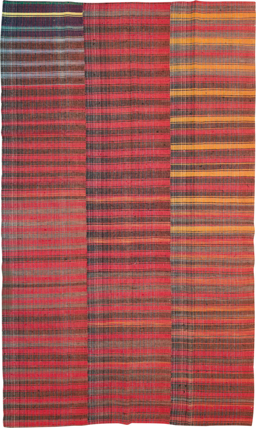 Vintage Turkish Flatweave Kilim Accent Rug, No.27177 - Gsblank