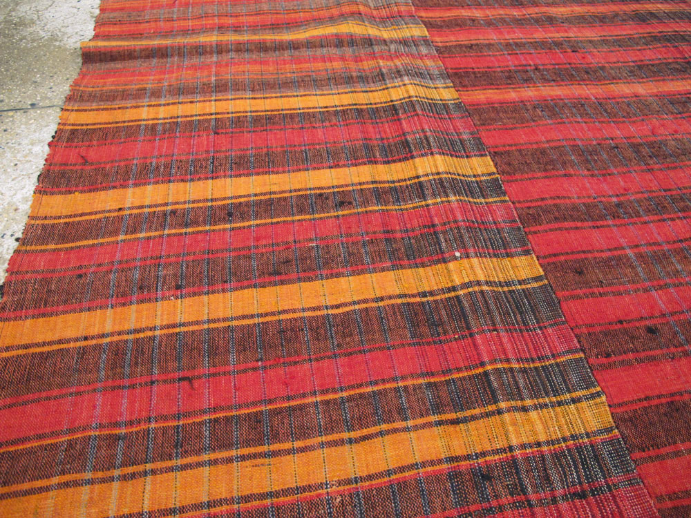 Vintage Turkish Flatweave Kilim Accent Rug, No.27177 - Gsblank