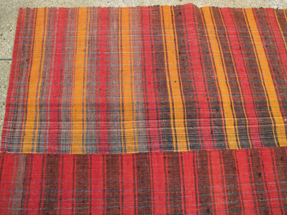 Vintage Turkish Flatweave Kilim Accent Rug, No.27177 - Gsblank