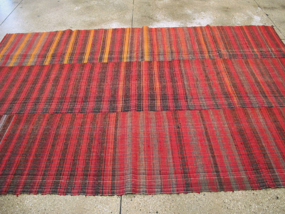 Vintage Turkish Flatweave Kilim Accent Rug, No.27177 - Gsblank