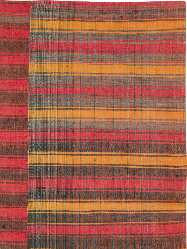 Vintage Turkish Flatweave Kilim Accent Rug, No.27177 - Gsblank