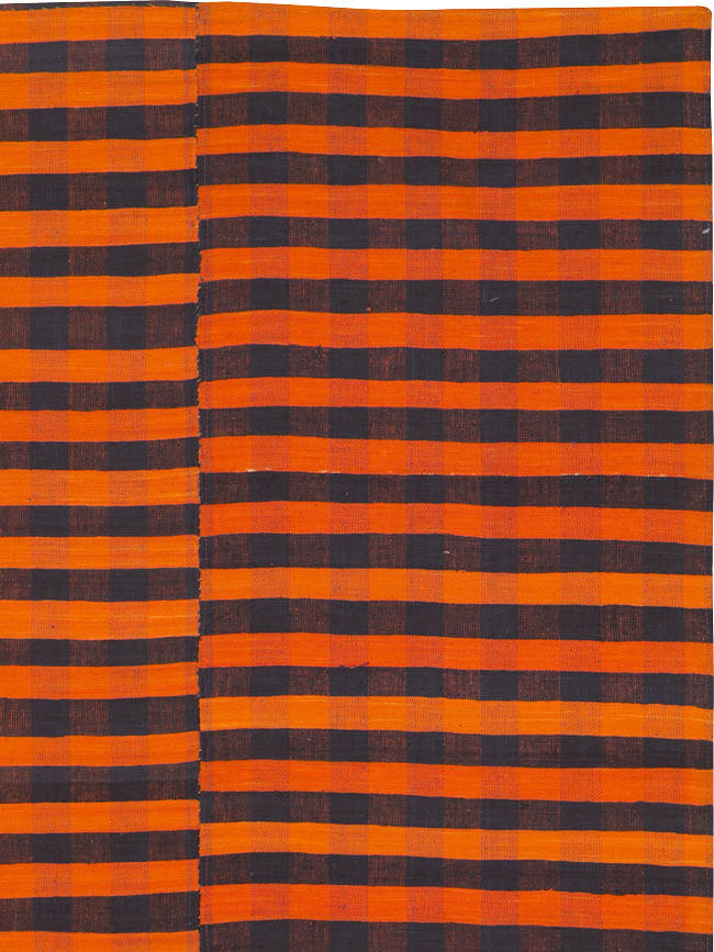 Vintage Turkish Flatweave Kilim Accent Rug, No.27179 - Gsblank