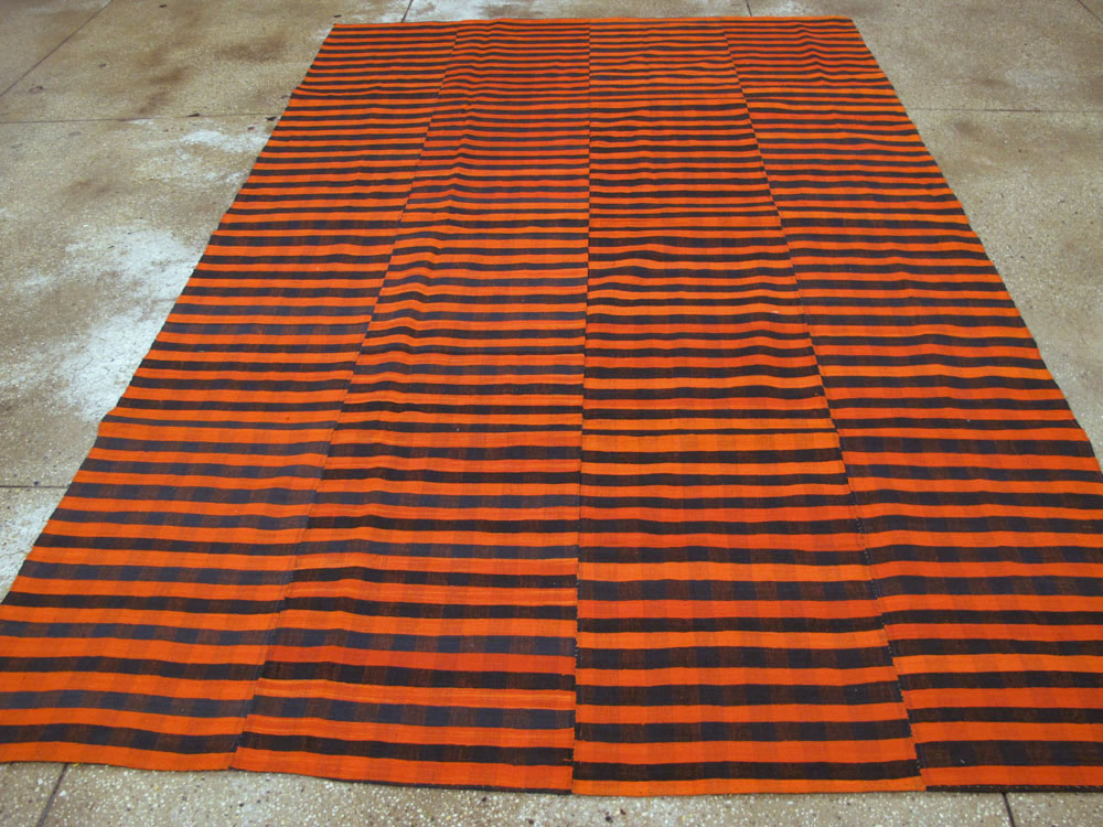 Vintage Turkish Flatweave Kilim Accent Rug, No.27179 - Gsblank