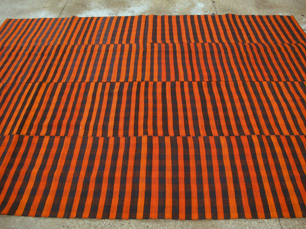 Vintage Turkish Flatweave Kilim Accent Rug, No.27179 - Gsblank