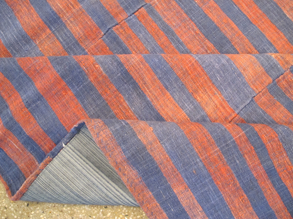 Vintage Turkish Flatweave Kilim Accent Carpet, No.27184 - Gsblank