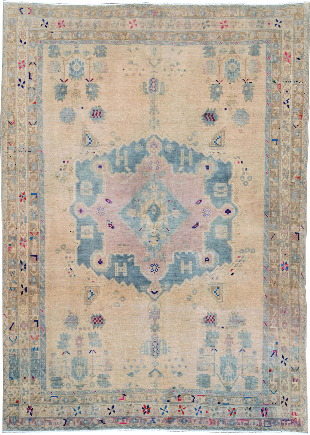 Vintage Persian Afshar Rug, No.27191 - Gsblank