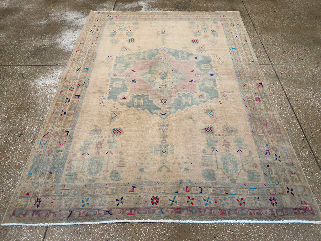 Vintage Persian Afshar Rug, No.27191 - Gsblank