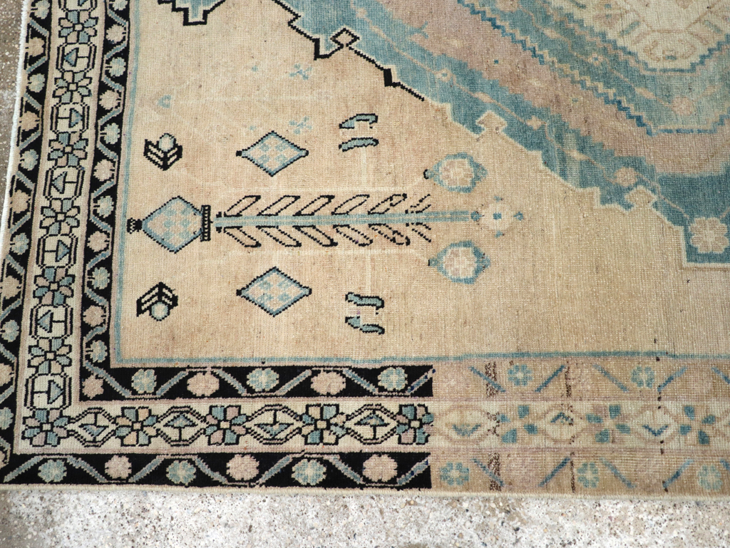 Vintage Persian Afshar Accent Rug, No.27192 - Gsblank