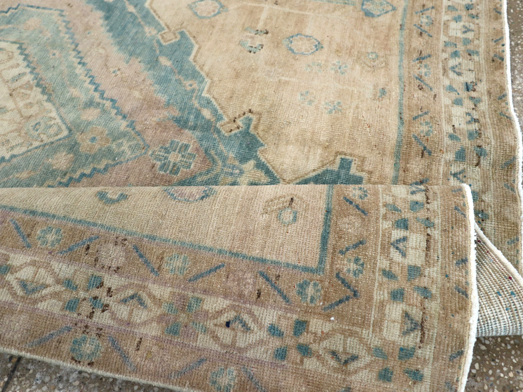 Vintage Persian Afshar Accent Rug, No.27192 - Gsblank