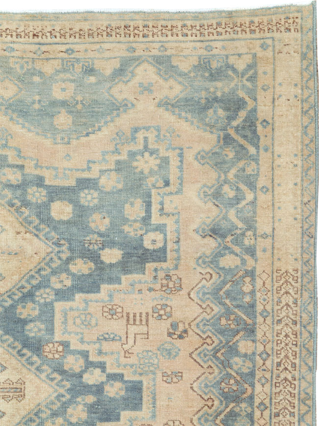 Vintage Persian Afshar Accent Rug, No.27194 - Gsblank