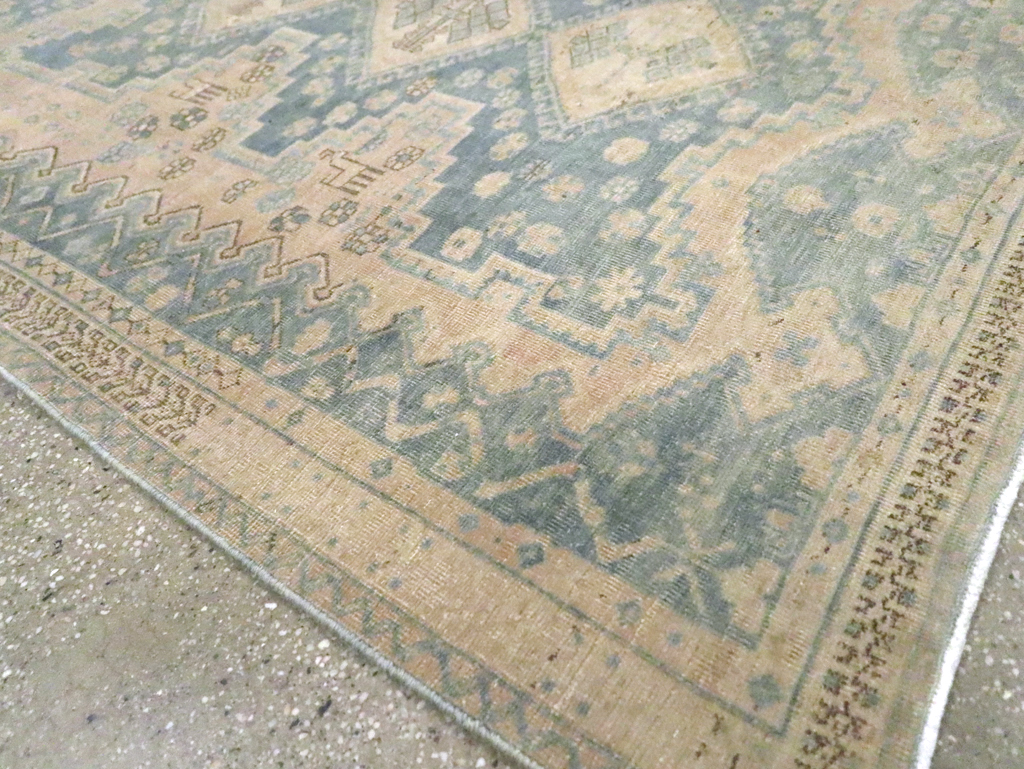 Vintage Persian Afshar Accent Rug, No.27194 - Gsblank