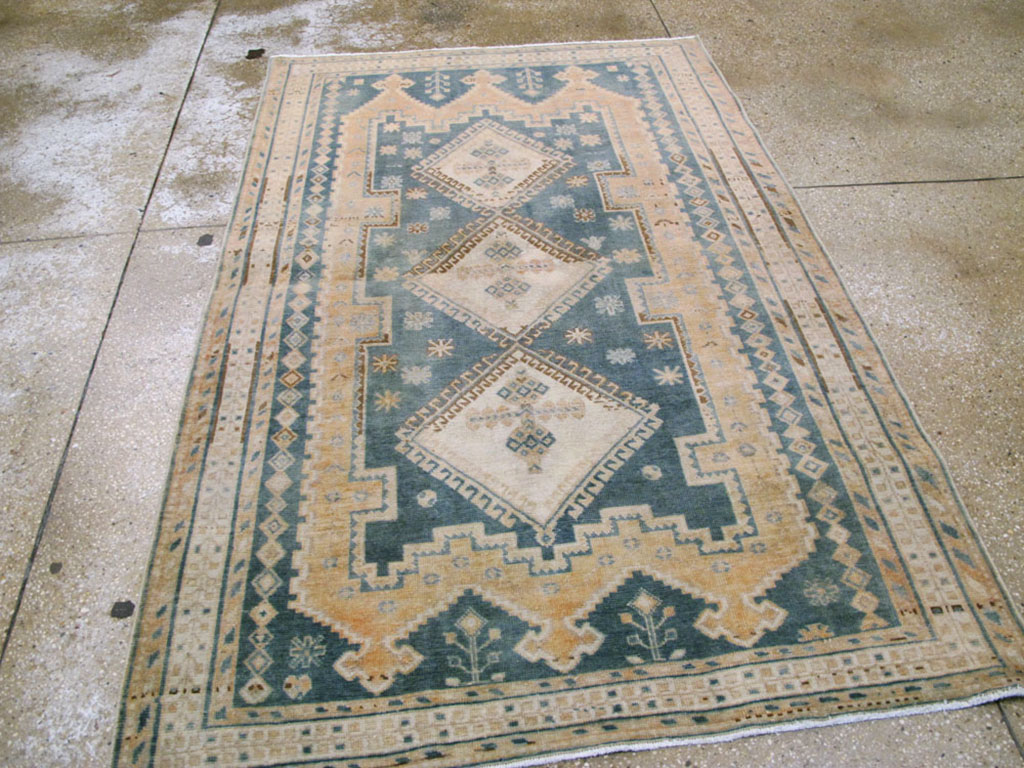 Vintage Persian Afshar Rug, No.27197 - Gsblank