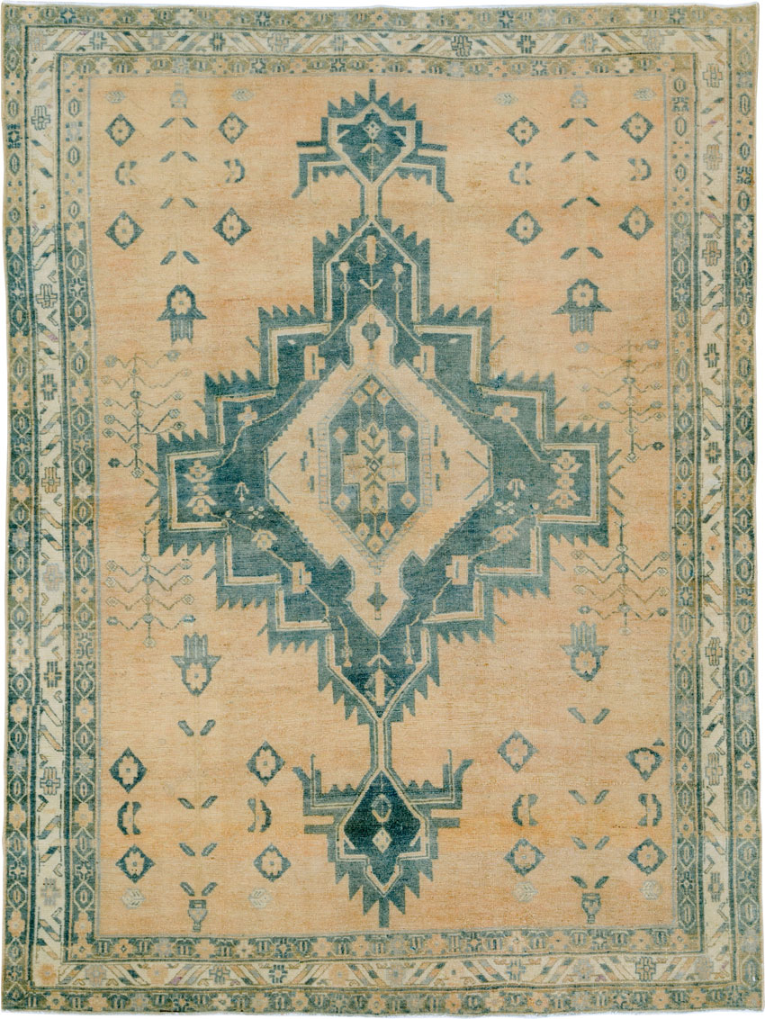 Vintage Persian Afshar Rug, No.27198 - Gsblank