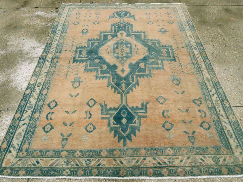 Vintage Persian Afshar Rug, No.27198 - Gsblank
