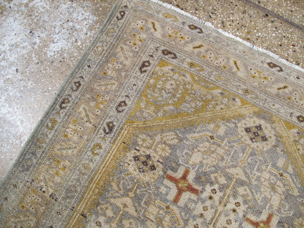 Antique Persian Malayer Long Runner, No.27202 - Gsblank