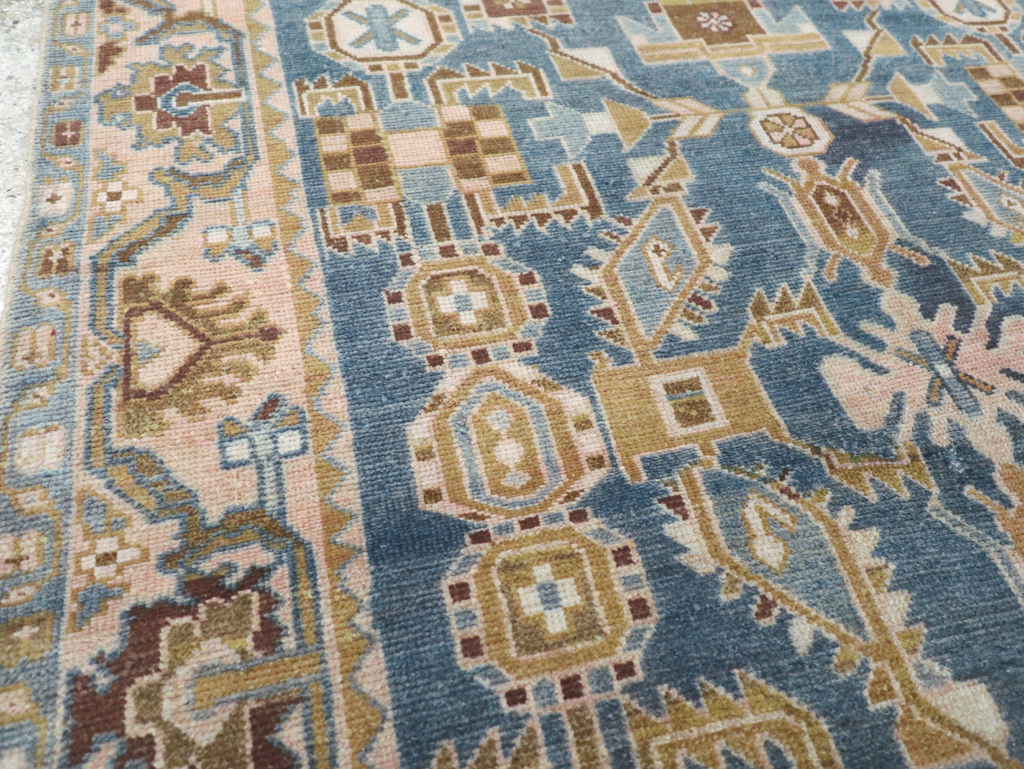 Vintage Persian Malayer Accent Rug, No.27208 - Gsblank