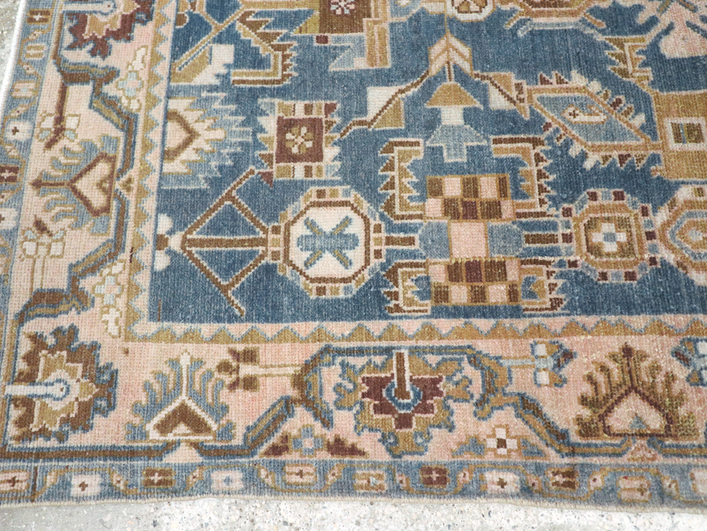 Vintage Persian Malayer Accent Rug, No.27208 - Gsblank