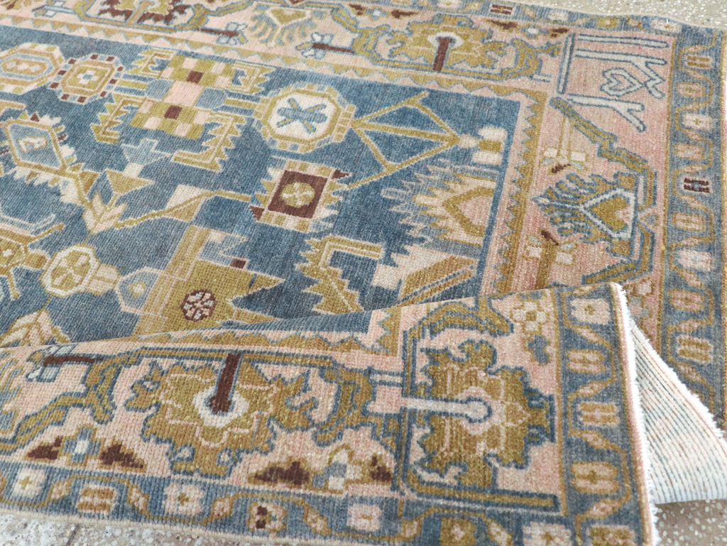 Vintage Persian Malayer Accent Rug, No.27208 - Gsblank