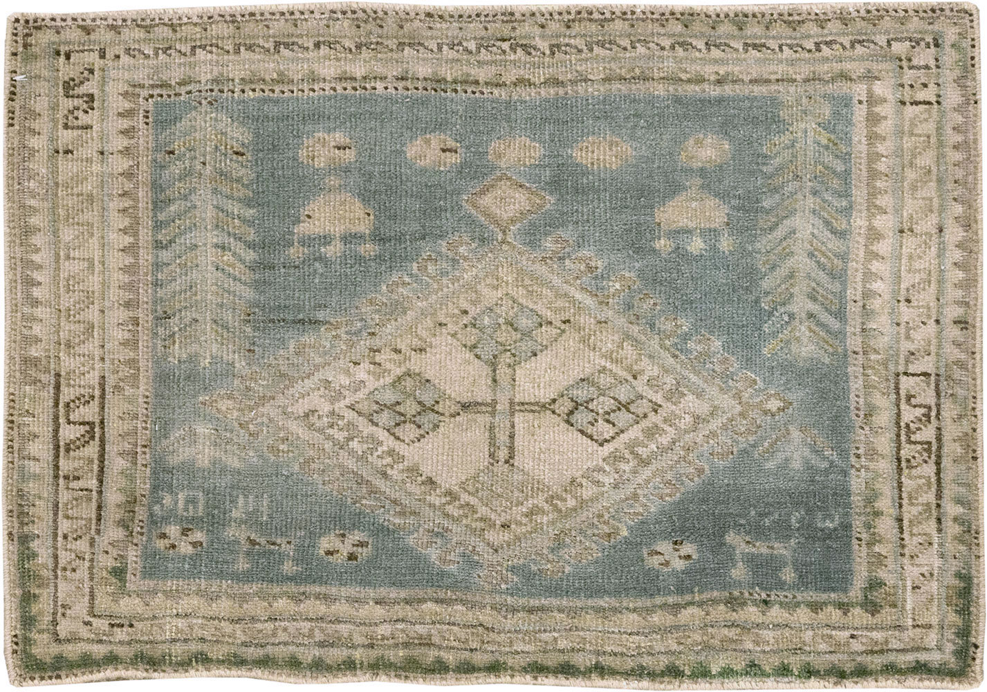 Antique Persian Tabriz Rug (Pair: 1 of 2), No.27215 - Gsblank