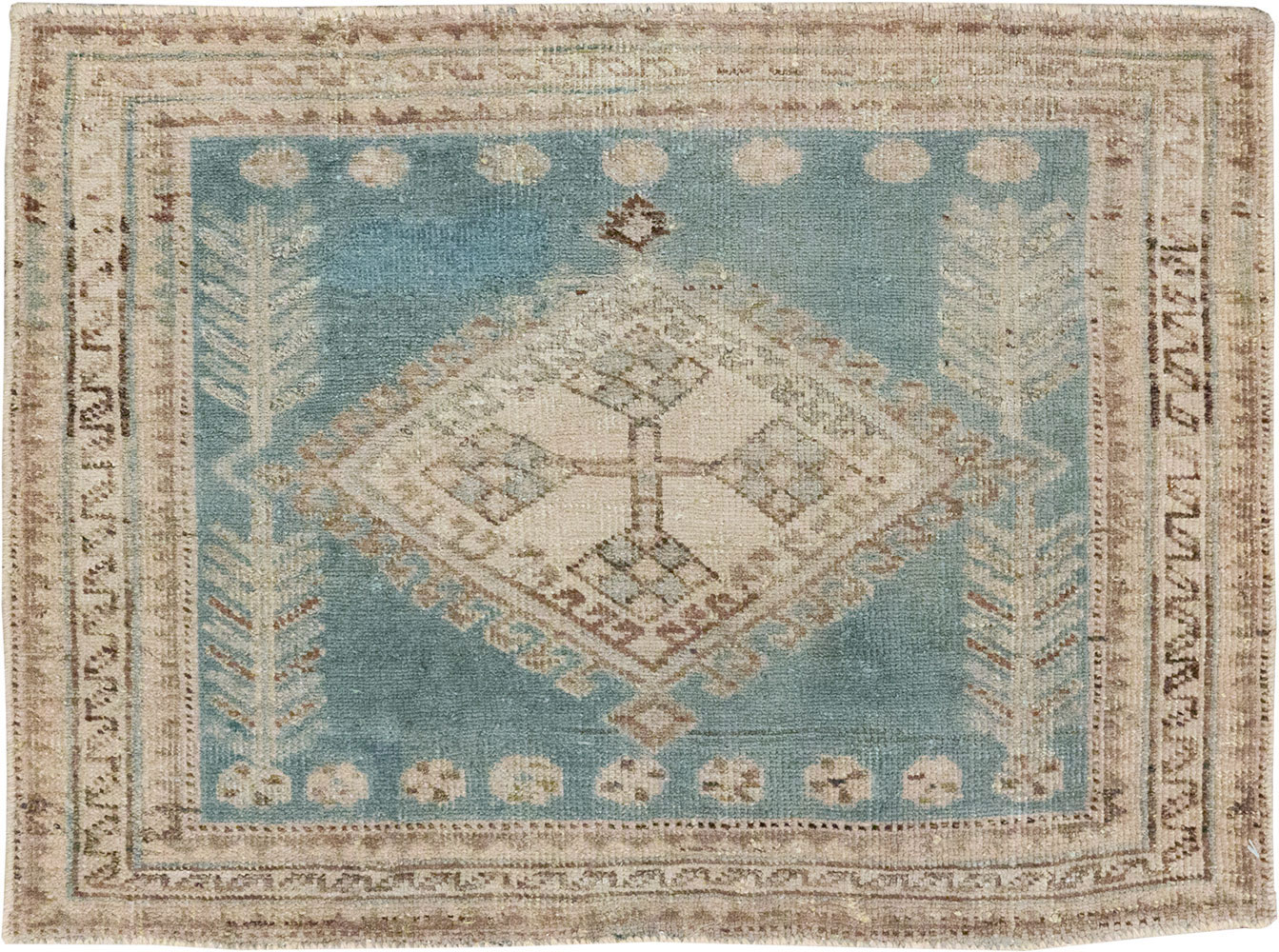 Antique Persian Tabriz Rug (Pair: 2 of 2), No.27216 - Gsblank