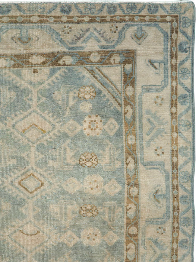Vintage Persian Malayer Throw Rug, No.27221 - Gsblank