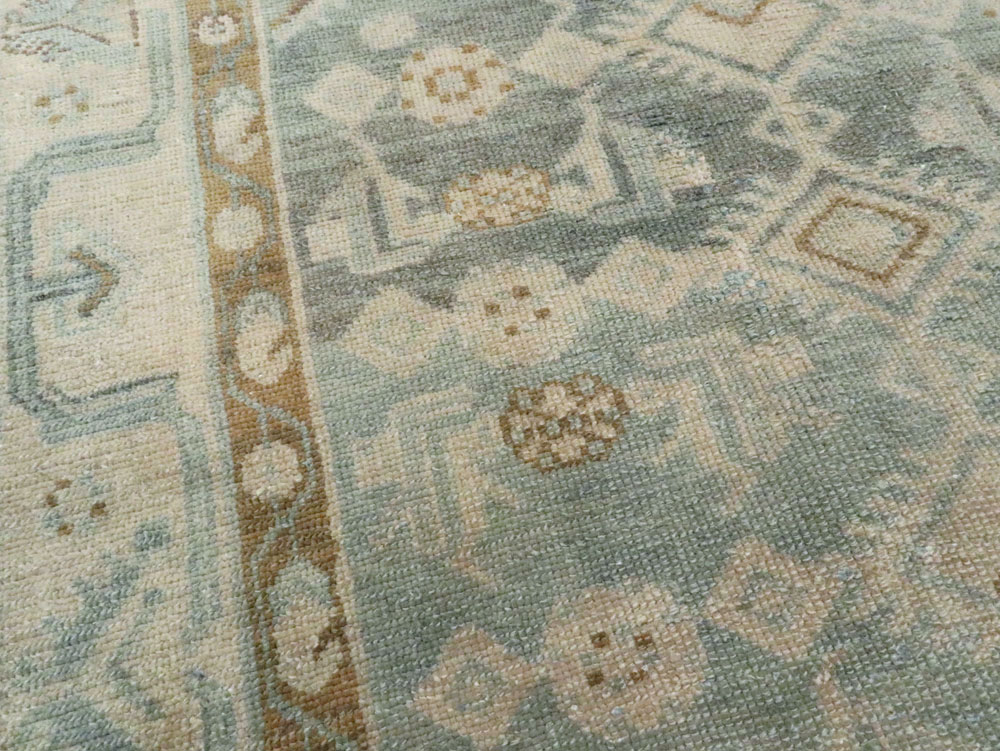 Vintage Persian Malayer Throw Rug, No.27221 - Gsblank