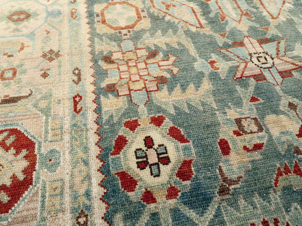 Vintage Persian Malayer Accent Rug, No.27222 - Gsblank