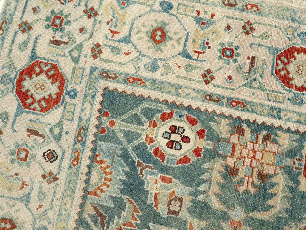 Vintage Persian Malayer Accent Rug, No.27222 - Gsblank